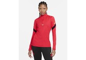 Nike Womens Dri-Fit Strike 1/4-Zip Soccer Drill Top - Red/Black/Green