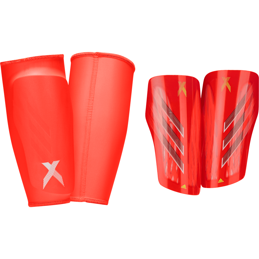 adidas X  21 League Shin Guards - Solar Red/White