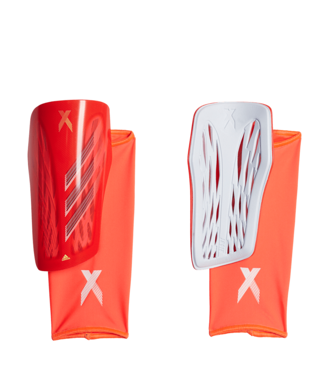 adidas adidas X  21 League Shin Guards - Solar Red/White