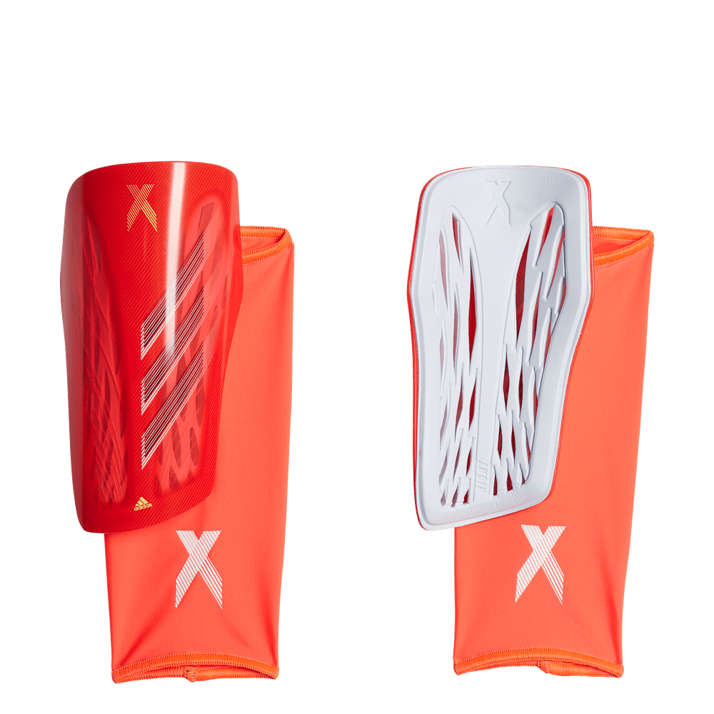 adidas X  21 League Shin Guards - Solar Red/White