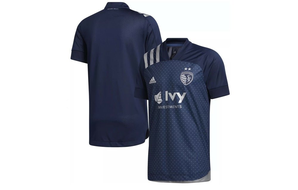 adidas MLS Sporting Kansas City 2021 Authentic Away Jersey