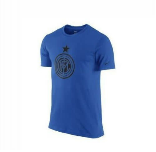 Nike Inter Milan 2012-2013 Poly Core Crest Soccer Shirt-Blue