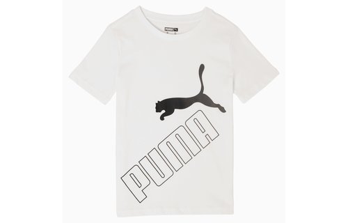 Puma Amplified Little Kids' Graphic Tee - White/Black