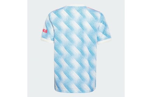 adidas 2021-22 Manchester United Youth Away Jersey - White/Royal