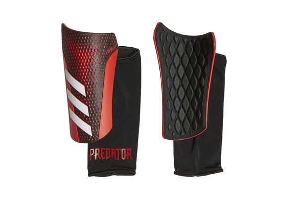 adidas Predator 20 League Shin Guards - Black/Active Red
