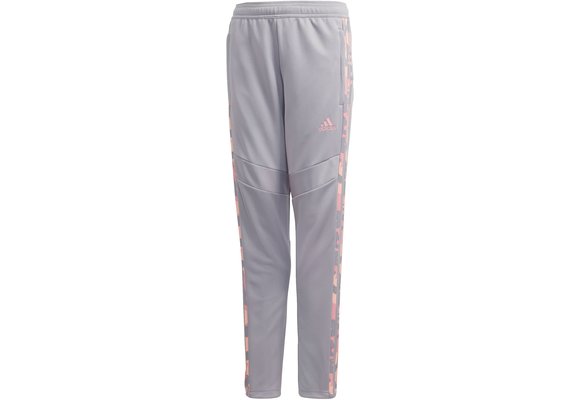 adidas Girls Tiro 19 Performance Training Pants - Gray/Camo Pink