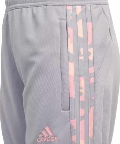 adidas Girls Tiro 19 Performance Training Pants - Gray/Camo Pink