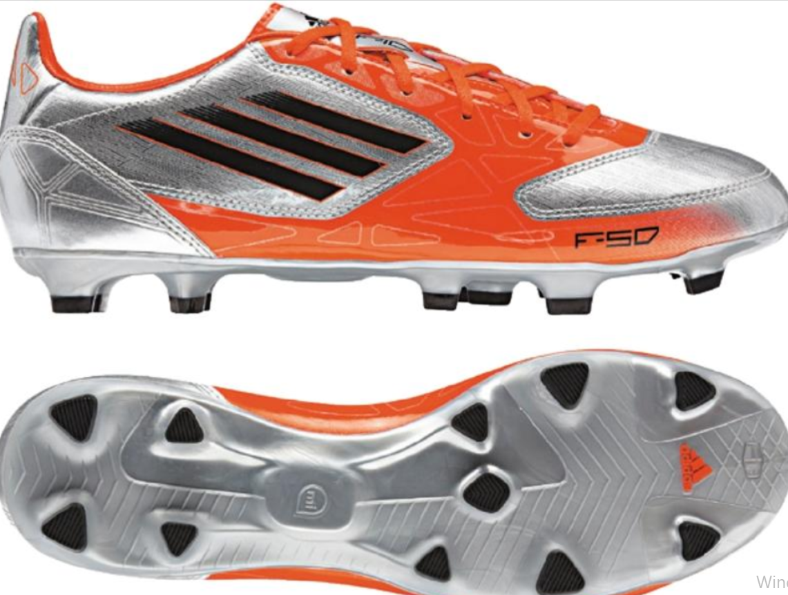 ayer exótico Alfombra adidas Jr. F10 TRX FG Soccer Shoe - Silver/Orange/Black - Soccerium