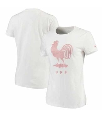 Nike Nike France  Womens Evergreen Crest Tee - White