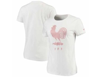 Nike France  Womens Evergreen Crest Tee - White
