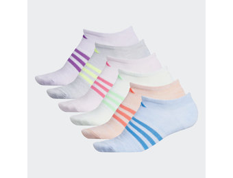 adidas  Kids Superlite No Show Socks ( 6 Pack)