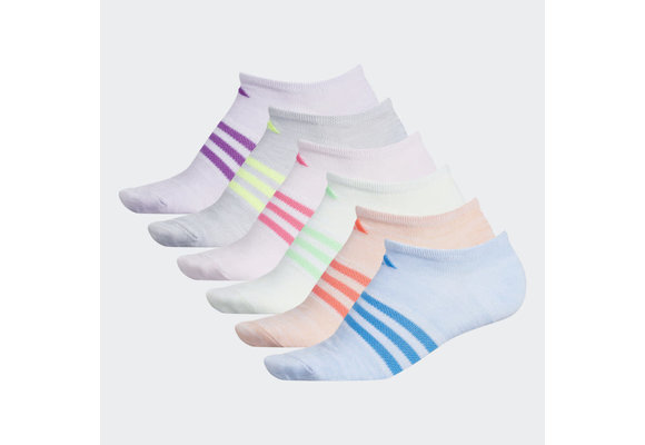 adidas Kids Superlite No Show Socks ( 6 Pack)