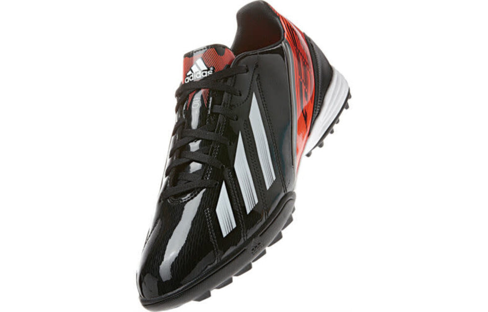 adidas F10 TRX TF Soccer Shoe- Black/White/Red -