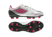 adidas Womens F10 TRX FG - White/Silver/Pink