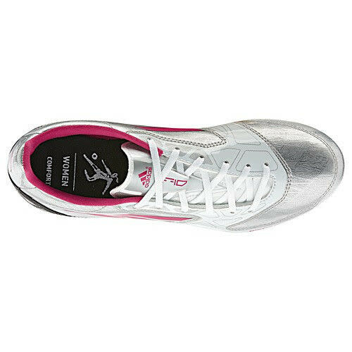 adidas Womens F10 TRX FG - White/Silver/Pink