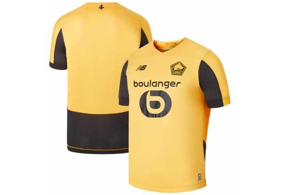 New Balance Lille 2019/20 Away Jersey - Yellow