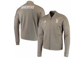 adidas Juventus 2020 - 21  Anthem Full-Zip Z.N.E. Jacket - Tan