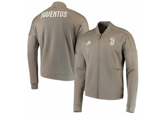 adidas Juventus 2020 - 21  Anthem Full-Zip Z.N.E. Jacket - Tan