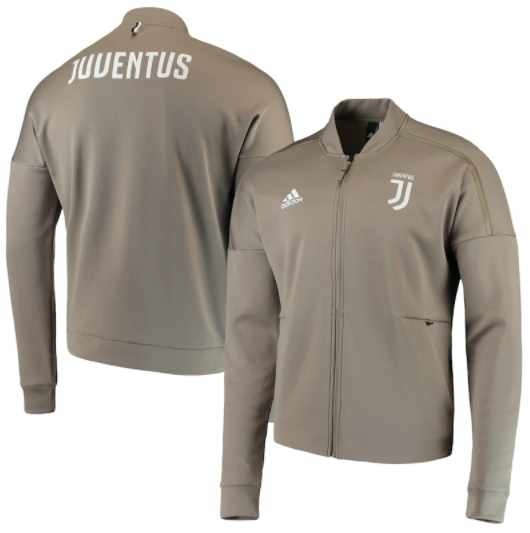 adidas Juventus 2020 - 21  Anthem Full-Zip Z.N.E. Jacket - Tan