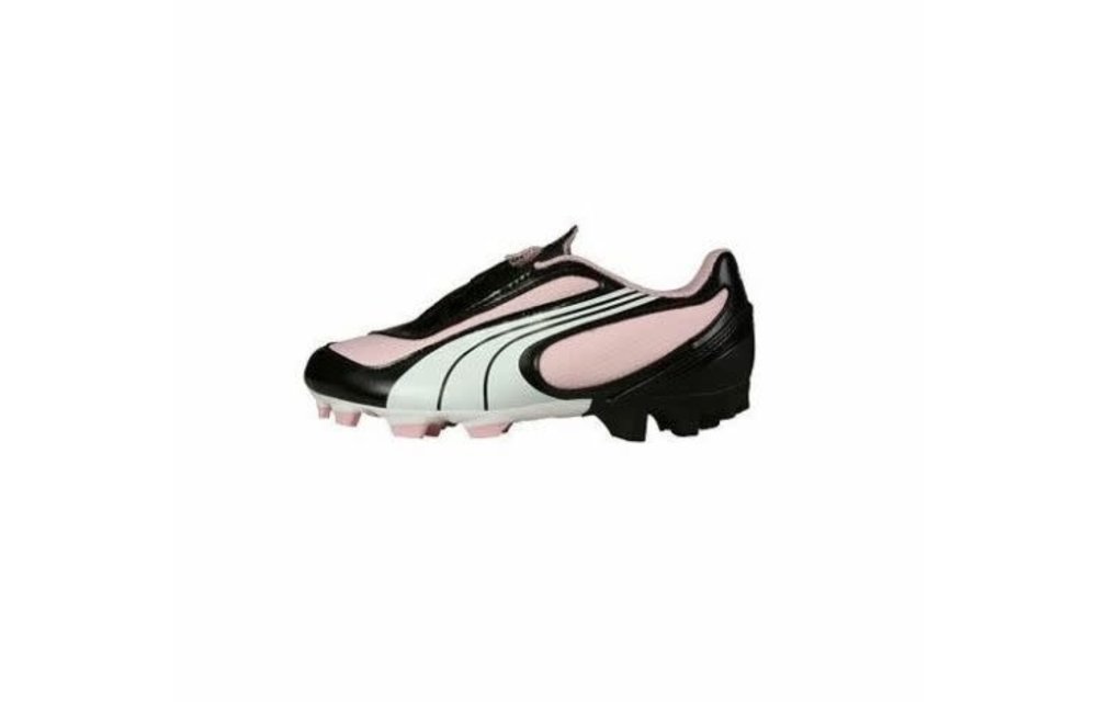 Puma Jr. V5.08 SL FG Soccer Shoe Pink/Black/White - Soccerium