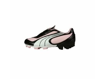 Puma Jr. V5.08 SL FG Soccer Shoes- Pink/Black/White