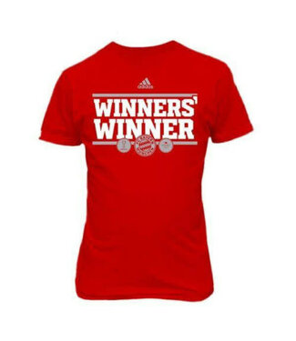 adidas adidas Bayern Munich 2013 Champions League Winners  Shirt - Red