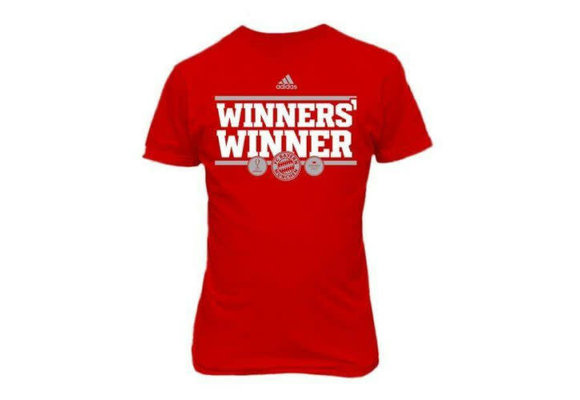 adidas Bayern Munich 2013 Champions League Winners  Shirt - Red