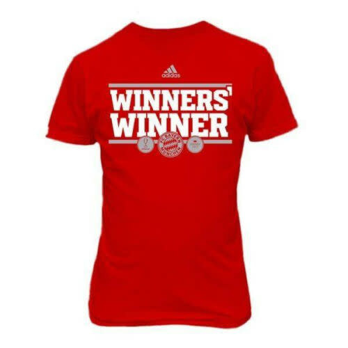 adidas Bayern Munich 2013 Champions League Winners  Shirt - Red