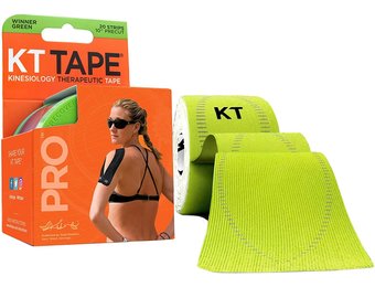 KT Tape PRO 20 Strip 10" Precut - Winner Green