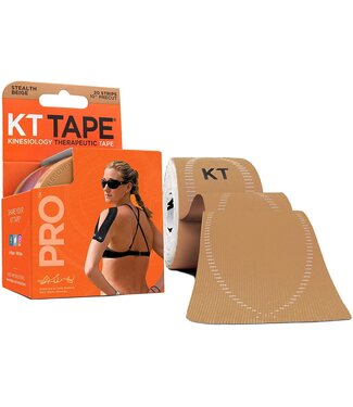 KT Tape KT Tape PRO 20 Strip 10" Precut-   Stealth  Beige