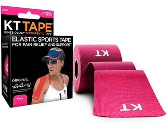 KT Tape Cotton 20 Strip 10" Precut - Pink