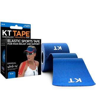 KT Tape KT Tape Cotton 20 Strip 10" Precut - Blue