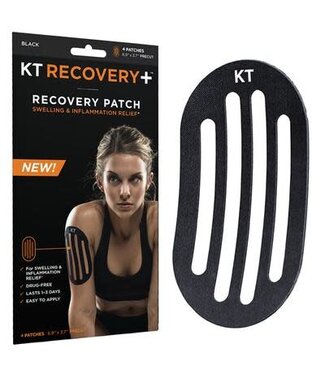 KT Tape KT Tape Recovery Patch 4 ct - Black