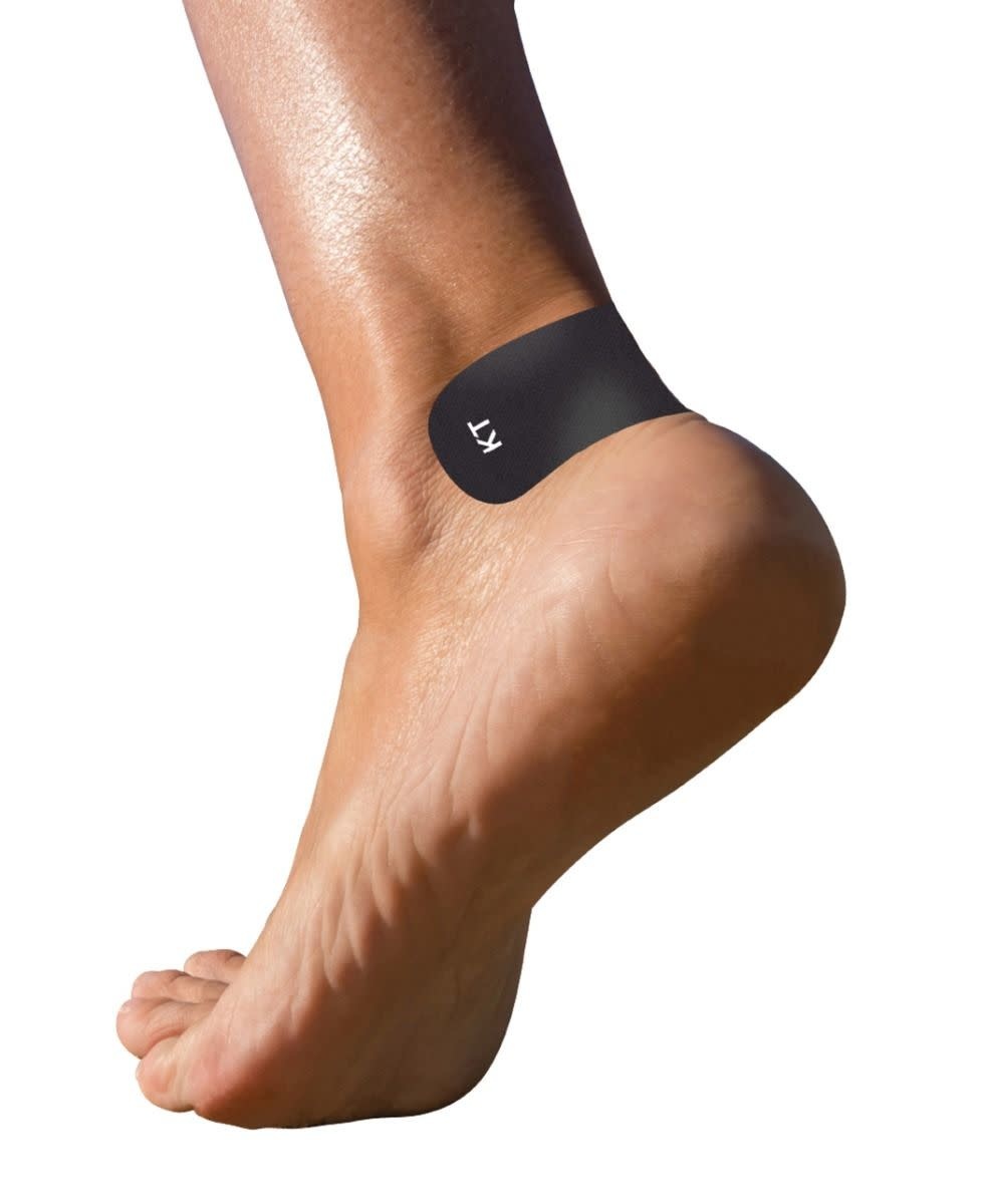 KT Tape Blister Prevention 30 Strip  - Black Heel