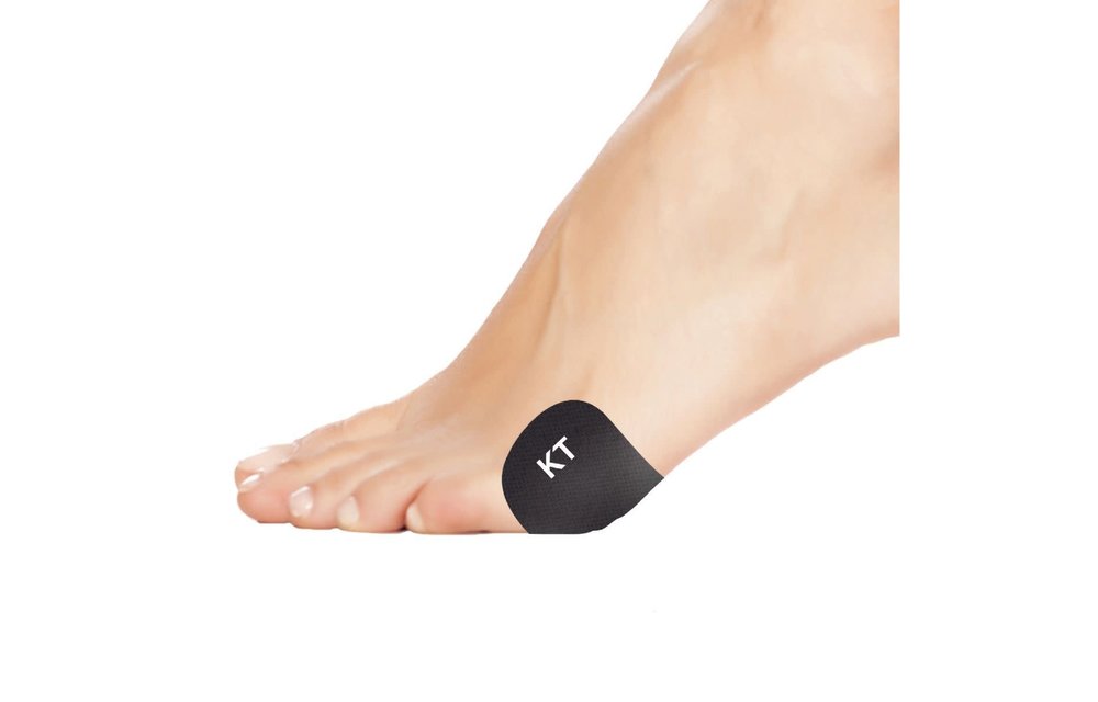 KT Tape Blister Prevention 30 Strip  - Black Heel