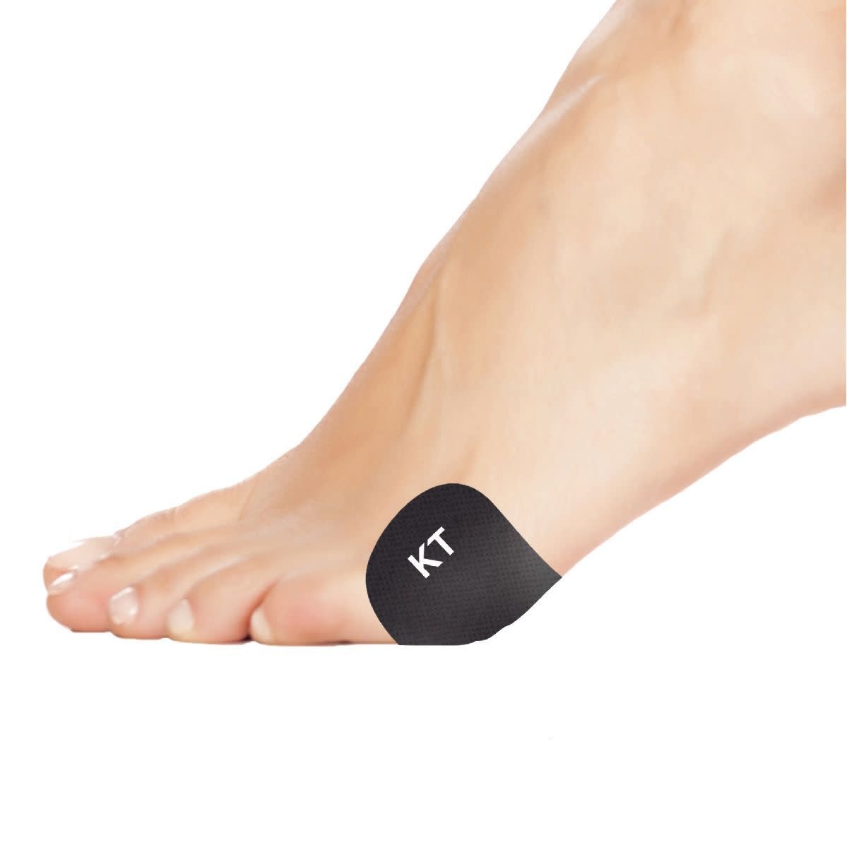 KT Tape Blister Prevention 30 Strip  - Black Heel