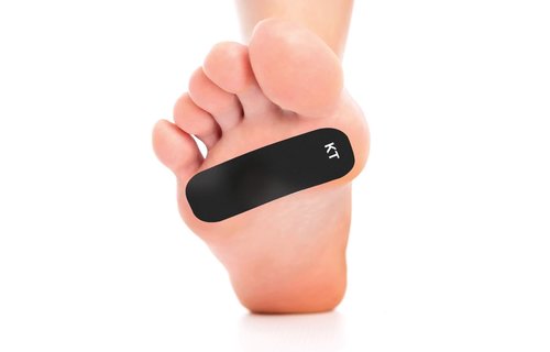 KT Tape Blister Prevention 30 Strip  - Black Heel
