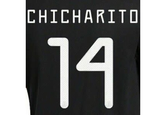 Chicharito # 14 Mexico 2021 Home Nameset