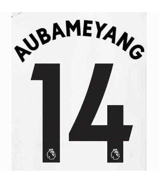 Uni-Sport Aubameyang #14 Arsenal Away Navy  Nameset