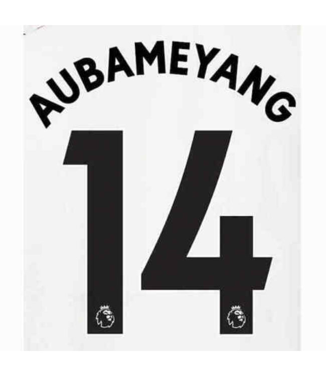 Uni-Sport Aubameyang #14 Arsenal Away Navy  Nameset