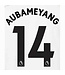Uni-Sport Aubameyang #14 Arsenal Away Navy  Nameset