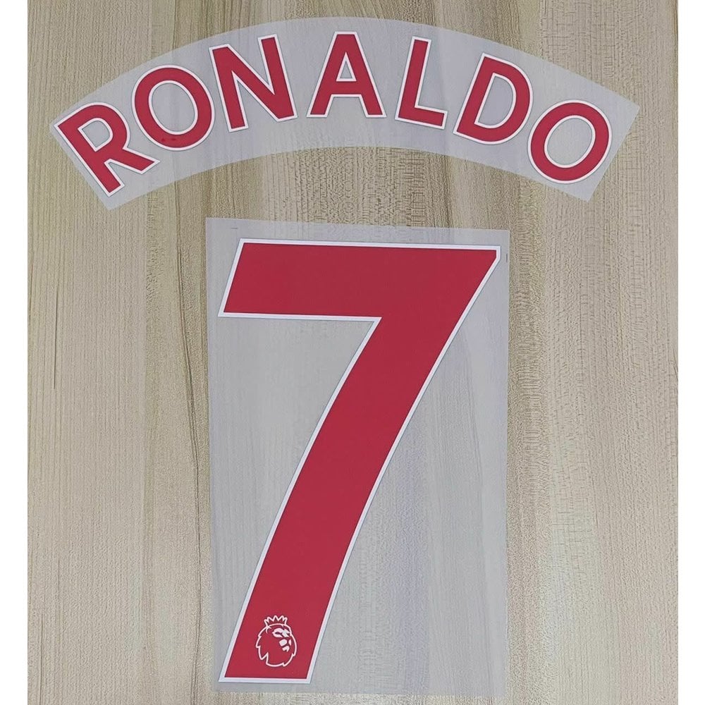 Ronaldo #7 Manchester United 21/22 Home/Third Youth Nameset - Soccerium