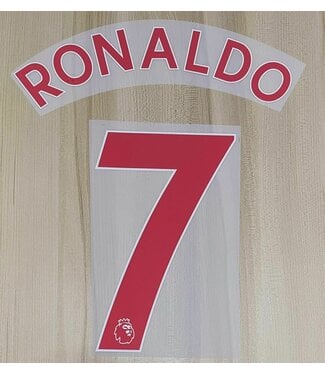 Uni-Sport Ronaldo #7 Manchester United 21/22 Away Red  Youth Nameset