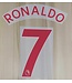 Uni-Sport Ronaldo #7 Manchester United 21/22 Away Red  Youth Nameset