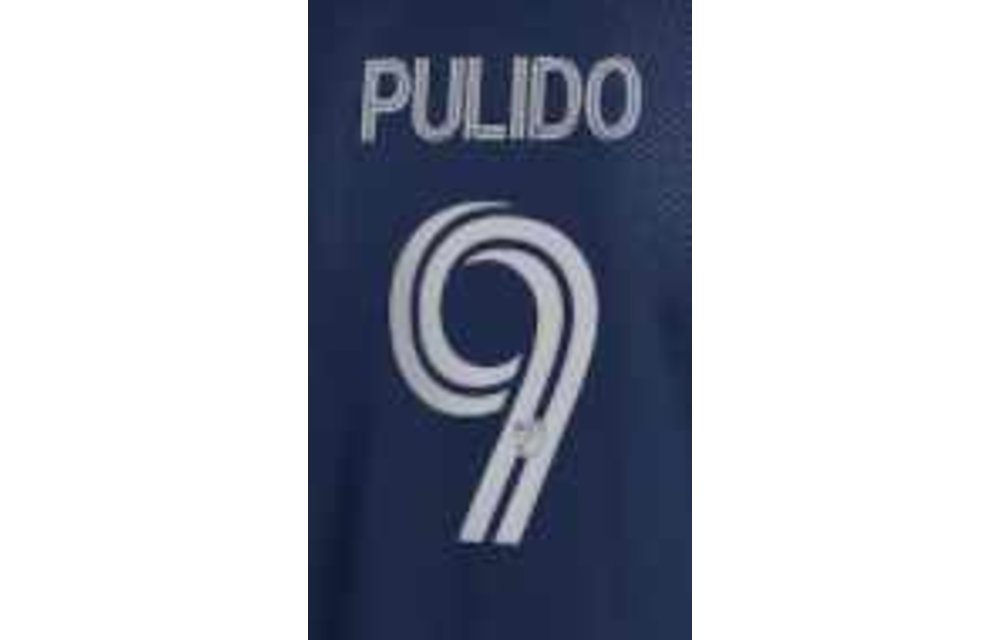 Pulido # 9 Sporting Kansas City 2021 Away  Adult Nameset