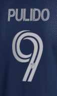 Pulido # 9 Sporting Kansas City 2021 Away  Adult Nameset