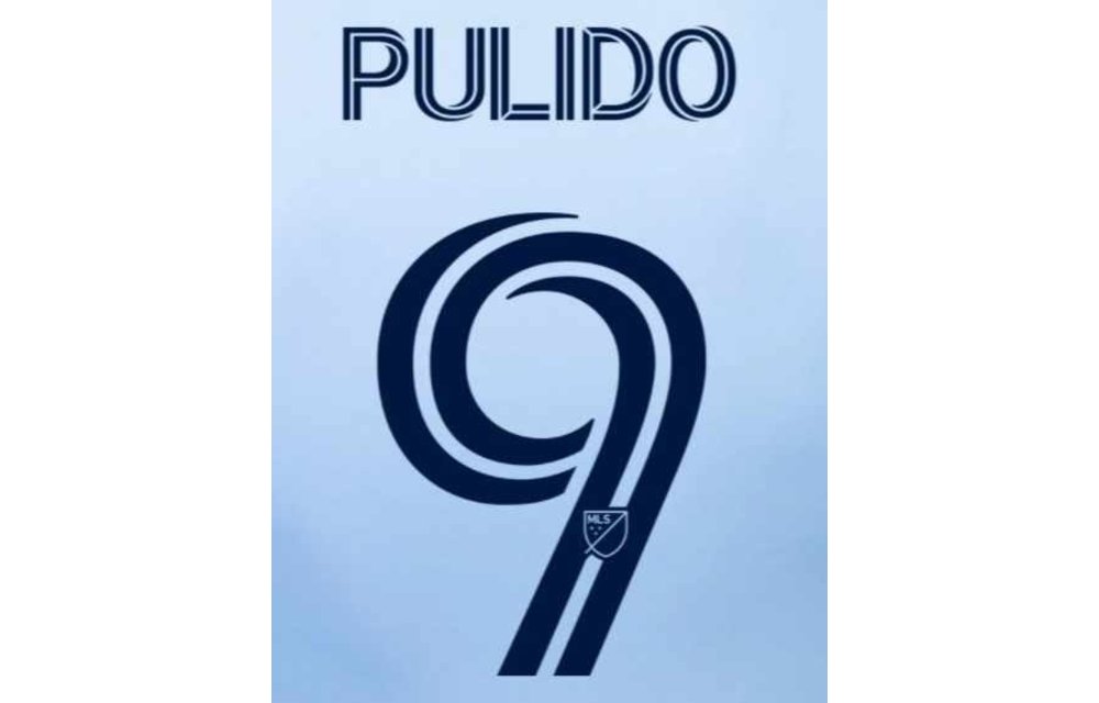 Pulido # 9 Sporting Kansas City 2021 Home  Adult Nameset