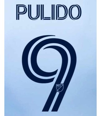 Uni-Sport Pulido # 9 Sporting Kansas City 2021 Home  Adult Nameset