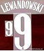 Uni-Sport Lewandowski # 9 Poland Away  Nameset / White