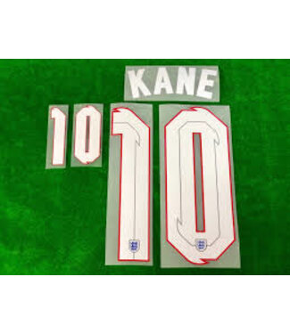 Uni-Sport Kane # 10 England Away  Nameset / White